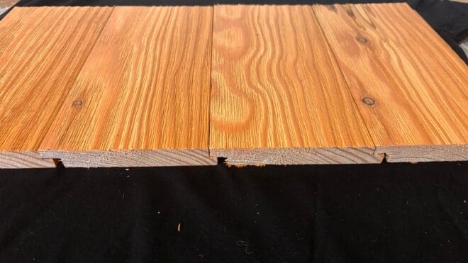 Mélèze de pays : Mi-Bois Naturel Brossé 21x135mm – Image 3