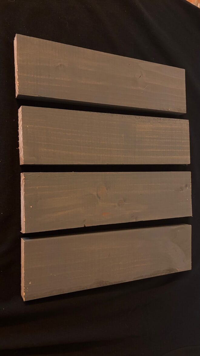 Mélèze de Pays Ajouré : Rectangle 20 x 70 mm Gris Foncé – Image 3