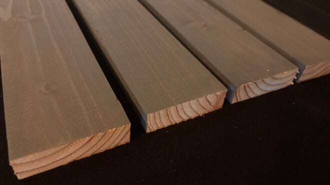Mélèze de Pays Ajouré : Rectangle 20 x 70 mm Gris Foncé – Image 5