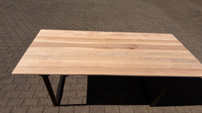Table Rectangle, Live Edge et Ovale en Chêne et Frêne massif : Offre Spéciale de printemps – Image 21