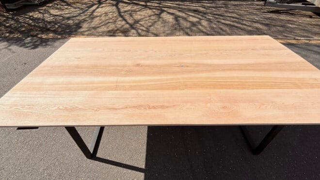 Table Rectangle, Live Edge et Ovale en Chêne et Frêne massif : Offre Spéciale de printemps – Image 3
