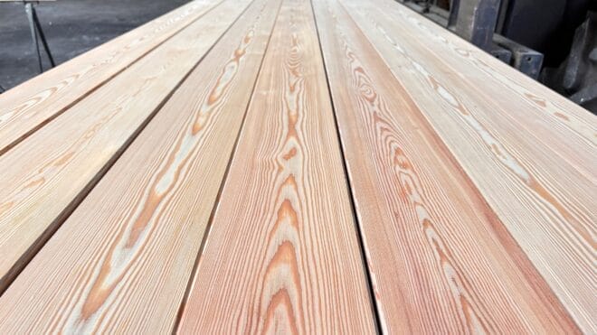 Terrasse en Mélèze du Nord Qualité 1er choix